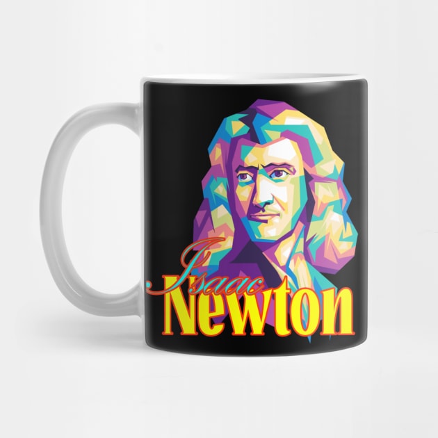 Popart Isaac Newton by agungsaid1234